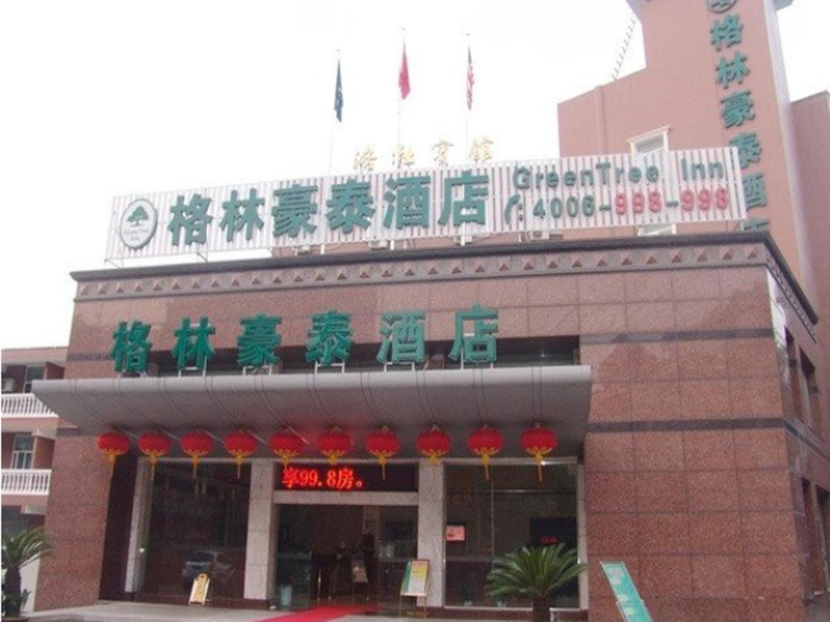 Greentree Inn Jiangsu Wuxi Luoshe Business Hotel Vuhszi Kültér fotó